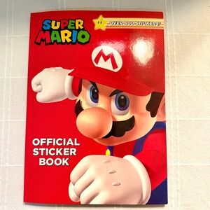 Nintendo Super Mario Sticker Book - Red and Blue